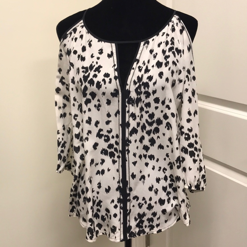 Trina Turk Cold Shoulder Top - S